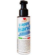 HAPPY HAND - Gel 100 ml, igienizzante per mani in assenza di acqua, purificante e rinfrescante