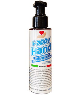 PROMOZIONE HAPPY HAND - Gel 100 ml, igienizzante per mani in assenza di acqua, purificante e rinfrescante