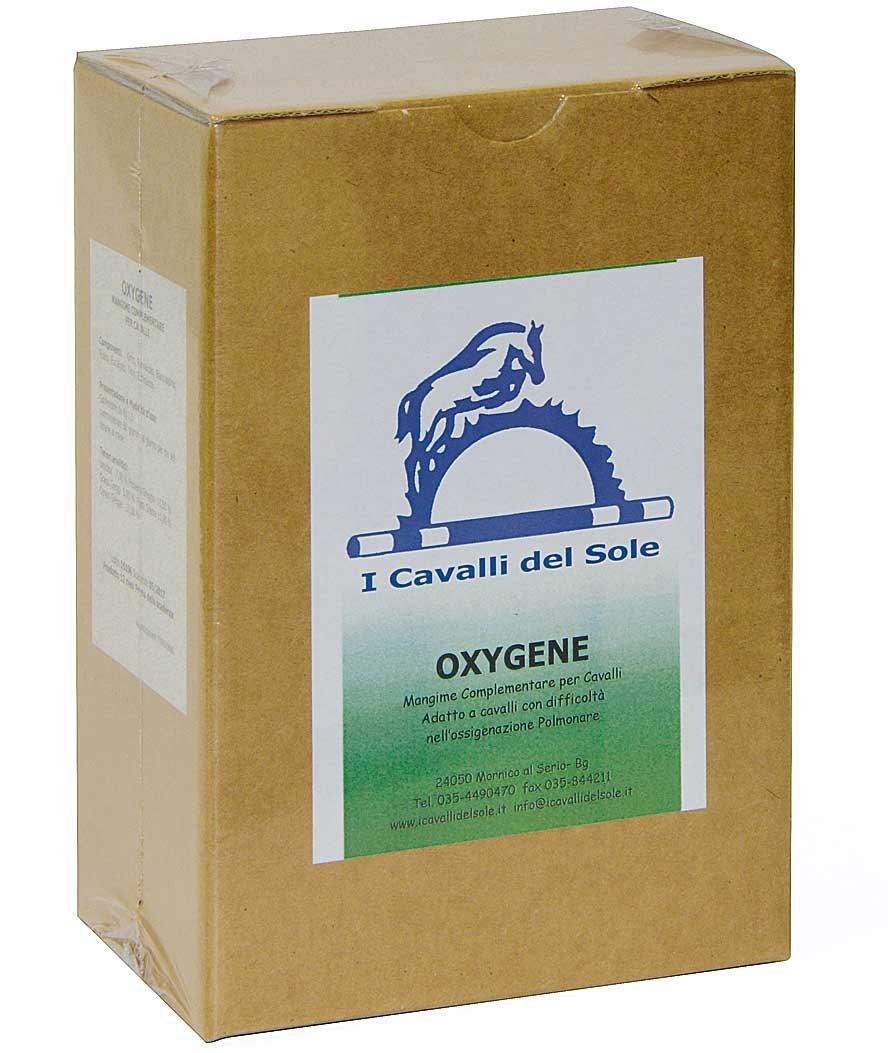 OXYGENE ossigenatore per cavalli con tosse bronchiali 1,5 Kg