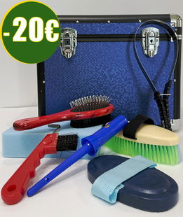 SET GROOMING bauletto accessori pulizia cavallo