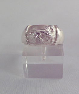 Anello fascia bombata spallette cavallino