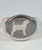 Anello Chevalier in argento 925 millesimi con sagoma di cane Jack Russell in bassorilievo