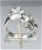 Anello in argento modello Orme con piccole zampine incise
