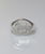 Anello Chevalier in argento 
con sagoma di cane razza Scottish in bassorilievo
