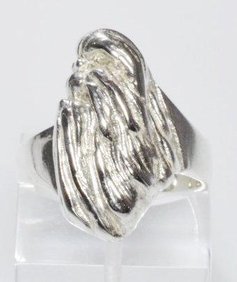 Anello testa Shihtzu 3D in argento 925