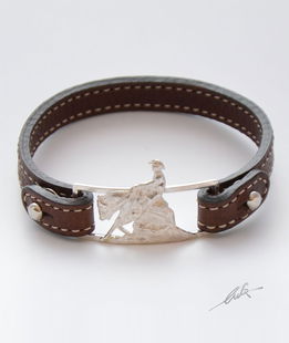 Bracciale cinturino pelle reining