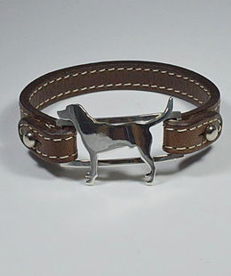 Bracciale argento sagoma Labrador