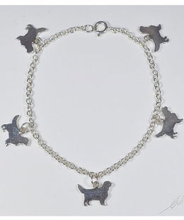 Bracciale catena rolò argento Cavalier King