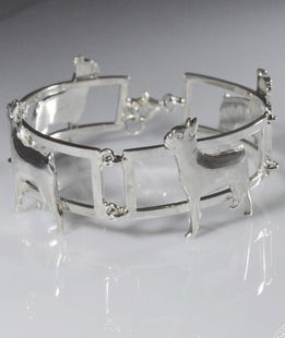 Bracciale 4 sezioni Boston in argento 925