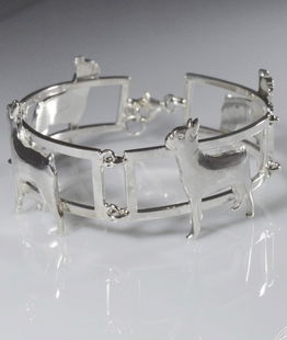 Bracciale 4 sezioni Boston in argento 925