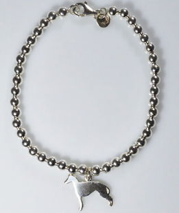 Bracciale pallini Whippet in argento 925