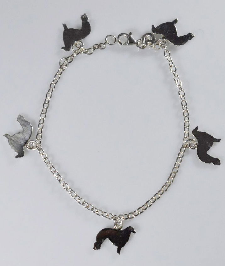 Bracciale Borzoi pendenti in argento 925