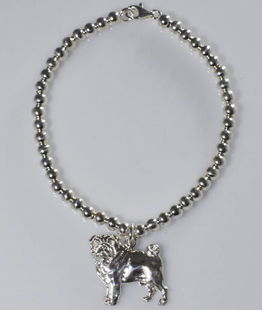 Bracciale pallini Carlino 3D in argento 925