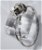 Bracciale testa Alano 3D con zampine con occhi di Zaffiri naturali, cesellata a mano in argento 925