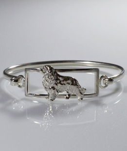 Bracciale rigido Cavalier King in argento 925