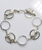 Bracciale cerchi piccoli Terranova 3D in argento 925