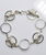 Bracciale cerchi piccoli Terranova 3D in argento 925