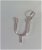Ciondolo sperone inglese realizzato a mano in argento titolo 925 completo di girocollo omaggio