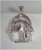 Ciondolo staffa con testa di cavallo realizzato a mano in argento titolo 925 completo di girocollo omaggio