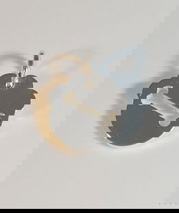 Ciondolo argento sagoma orma osso