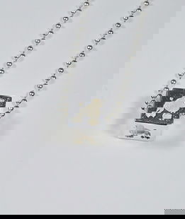 Ciondolo argento dado Barboncino