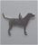 Ciondolo in argento con sagoma di cane razza Labrador, completo di girocollo omaggio