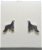 Orecchini tappabuchi in argento a forma di cane razza Levriere afgano, chiusura a farfalla
