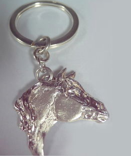 Portachiavi testa cavallo Quarter Horse