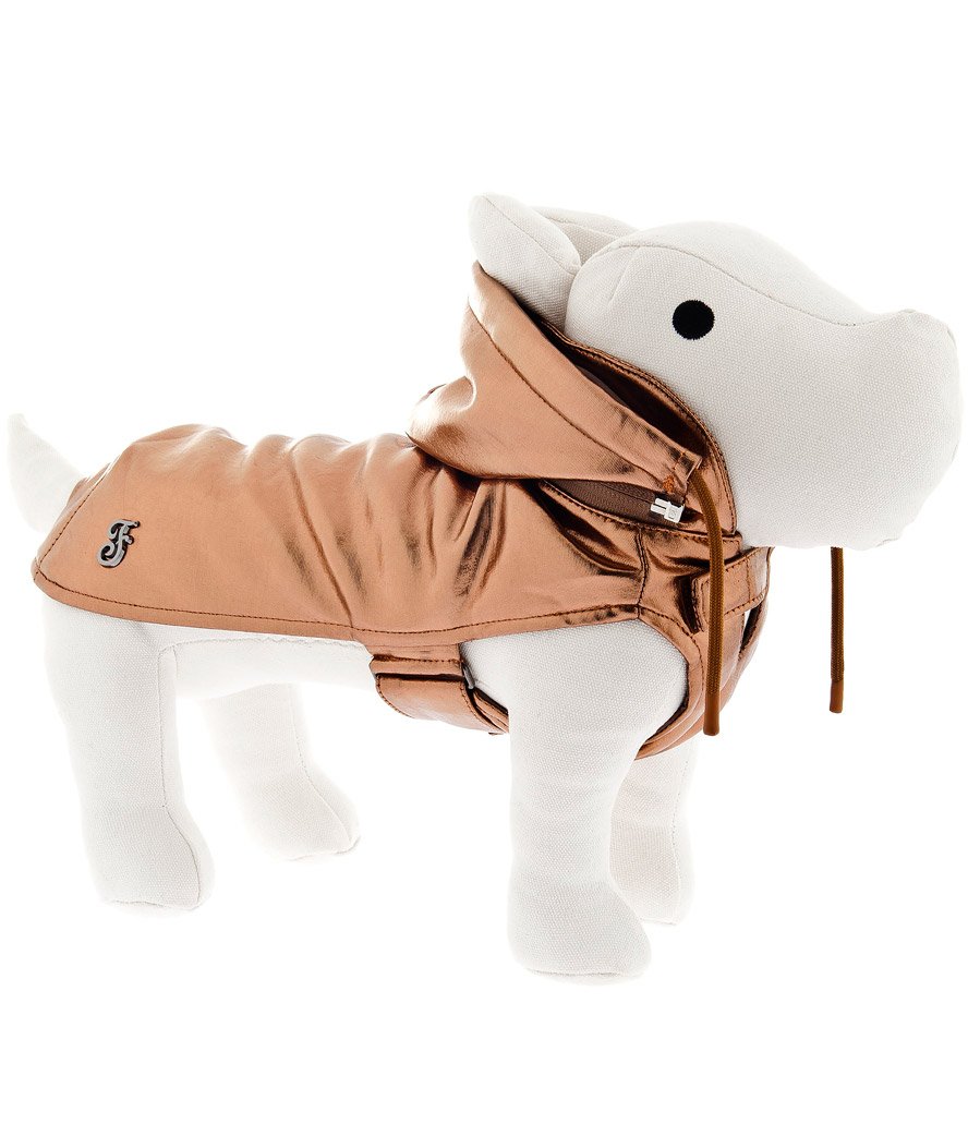 Piumino impermeabile con cappuccio rimovibile e imbottitura morbida modello Frozen per cani