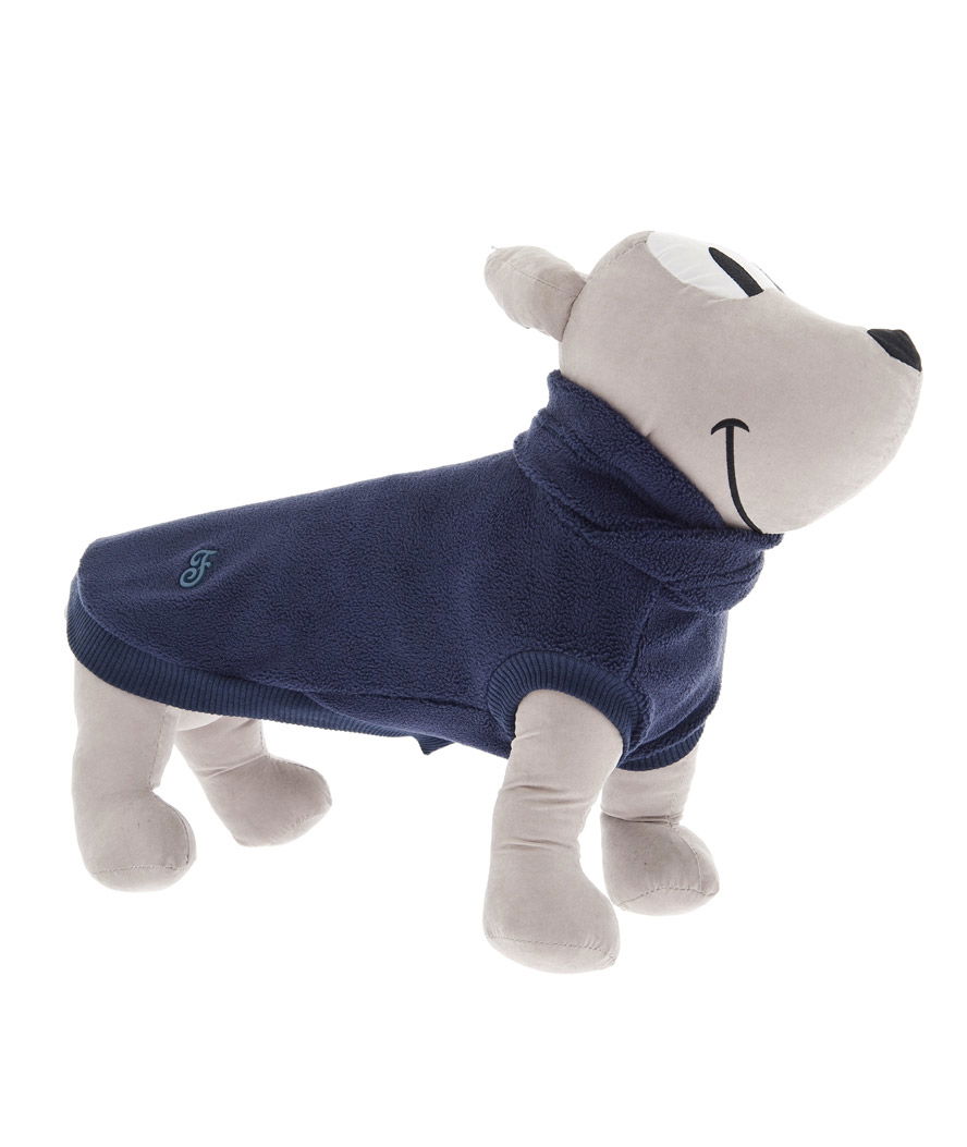 Maglione in pile con collo alto modello Polarotto per cani 