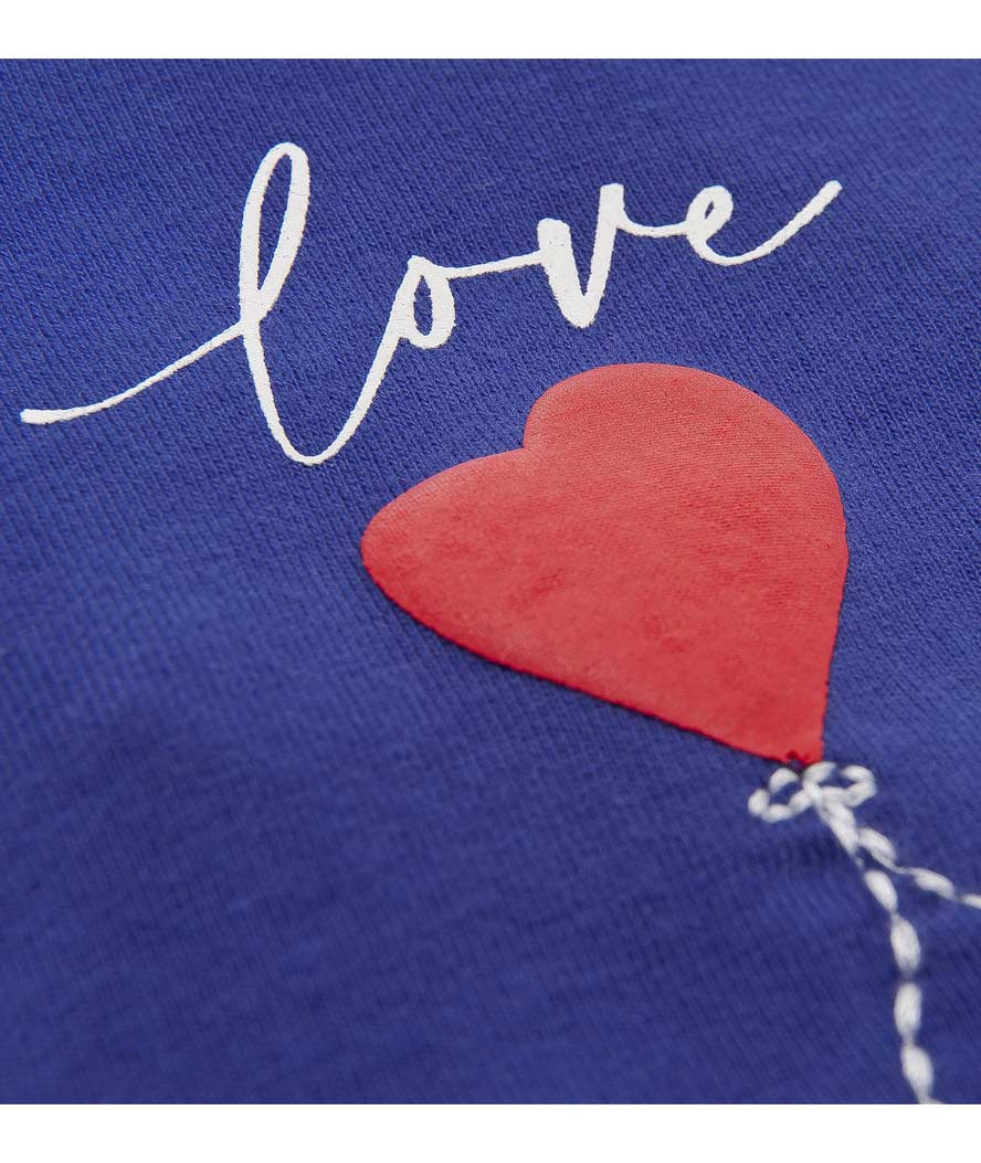 T-shirt in cotone Love is in the air per cani - foto 2