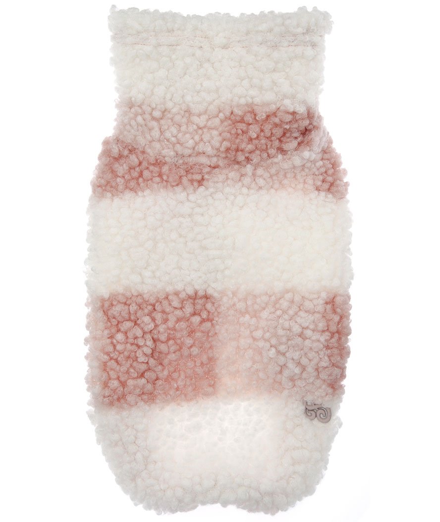 Maglioncino con collo alto incrociato e fondo giromanica in cotone modello Mou per cani - foto 8