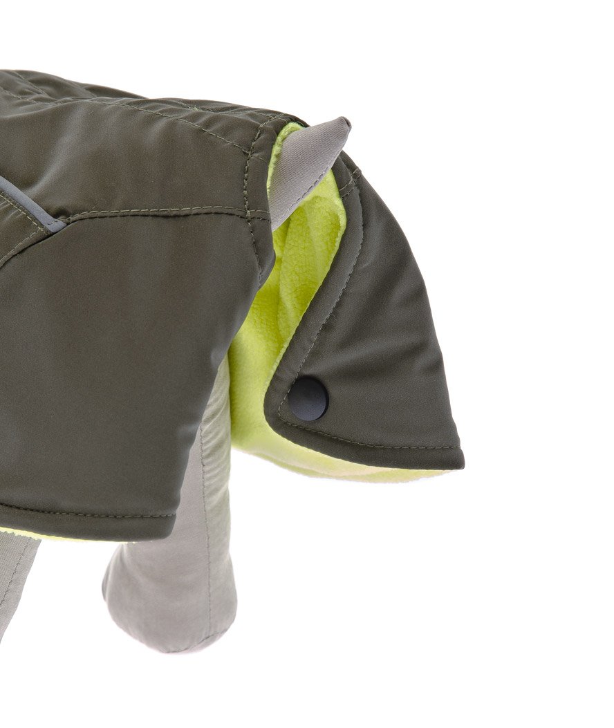 Cappotto con collo alto regolabile impermeabile modello Flux per cani - foto 17