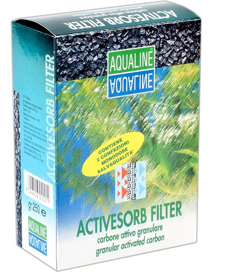 Filtro ad assorbimento in carbone attivo granulare per acquario