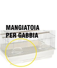 Mangiatoia per gabbia modello Vicenza cod. articolo LL-GAB106