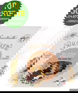 Biscotti per cani Biscrocchi Digestivi timo, zenzero e cocco 10 buste da 400 g