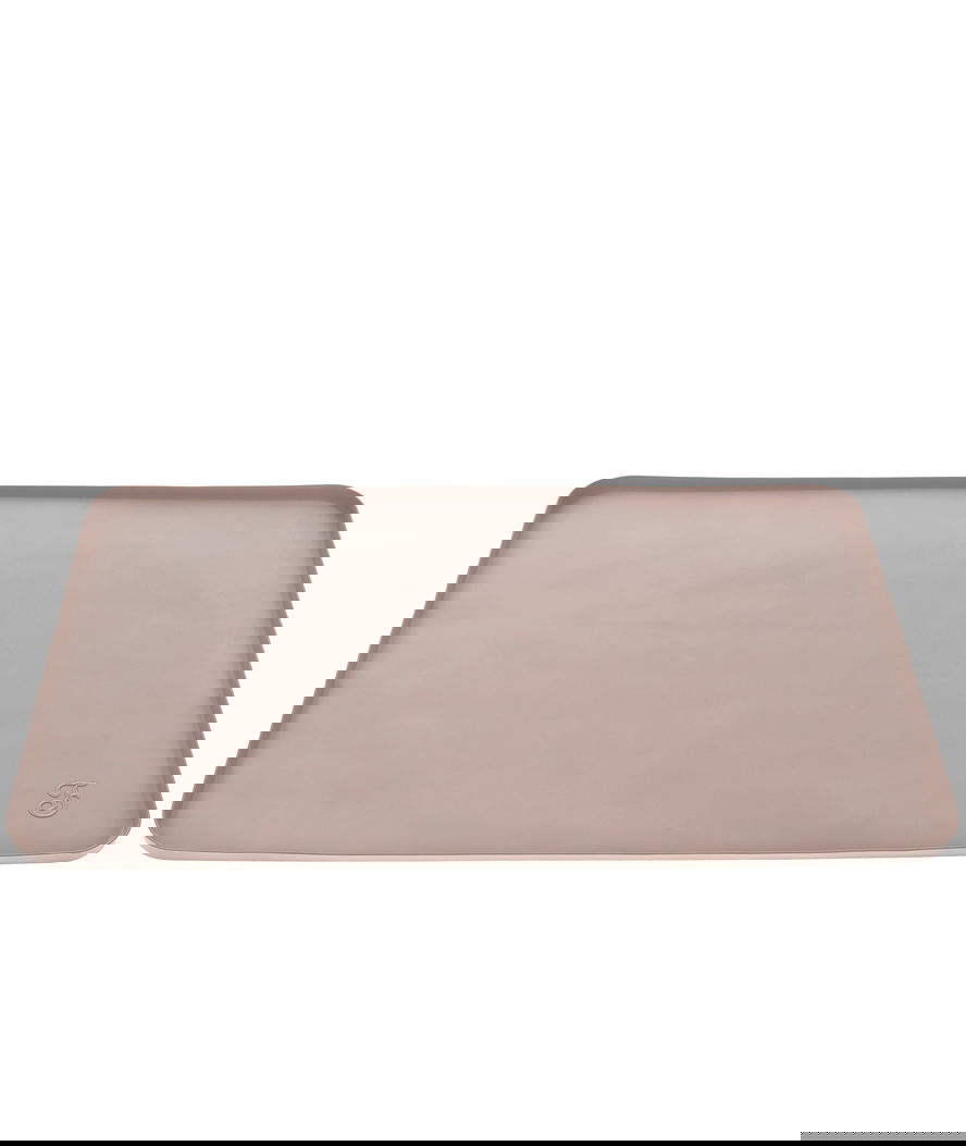 Tappetino sottociotola in silicone color tortora per cani e gatti 