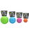 Gioco in gomma con Squeaker Silenzioso Bones Ball Fuxtreme per cani  - foto 3