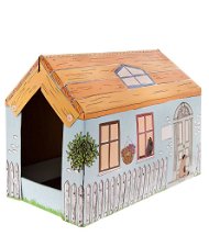 Casetta tiragraffi cottage per cani