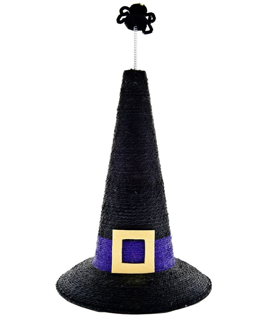 PROMOZIONE Tiragraffi per gatti a forma di cappello da strega Halloween
