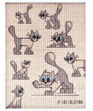 Tela di ricambio quadri tiragraffi per gatti Fizz Mix