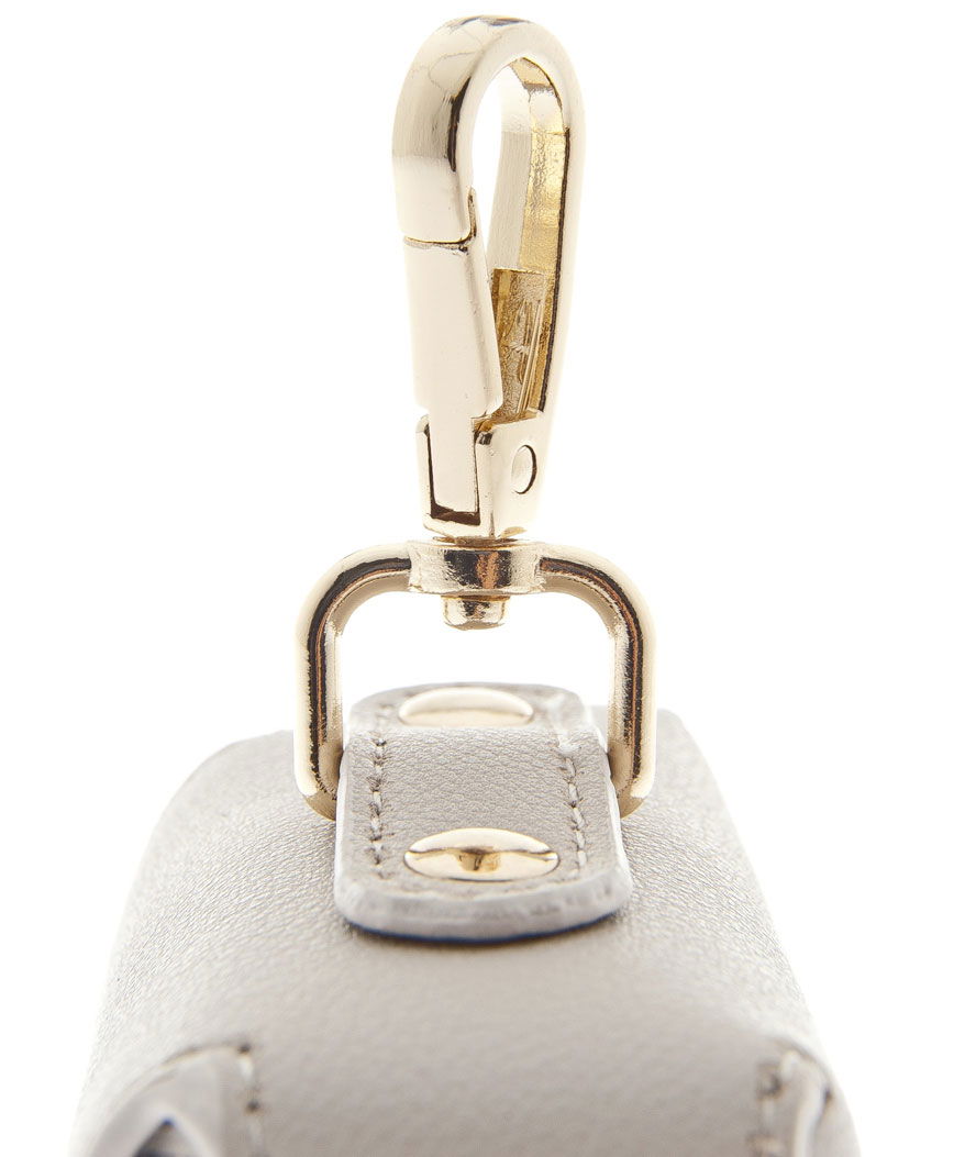 PROMOZIONE Porta sacchetti in PU modello Mokka con chiusura magnetica GHIACCIO - foto 8