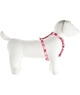 Pettorina nylon fantasia rosa cani