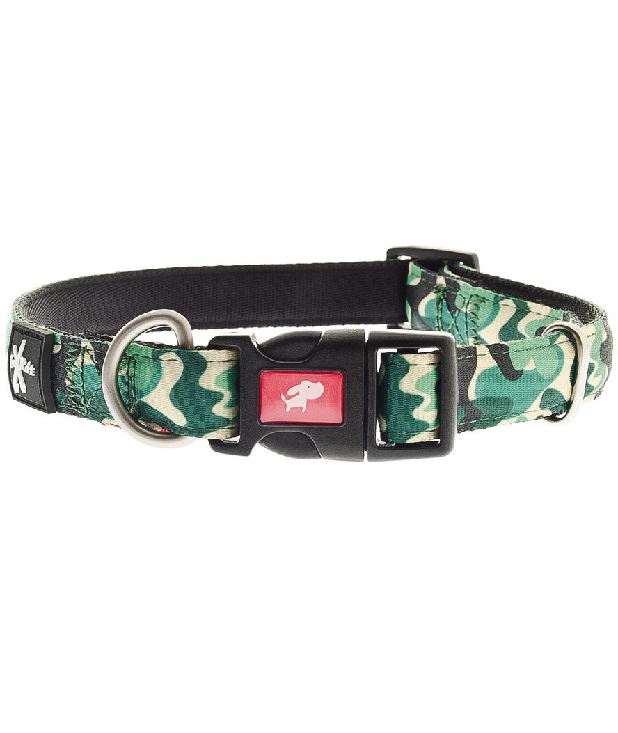 Collare regolabile in nylon modello fantasia camouflage Fuxtreme per cani