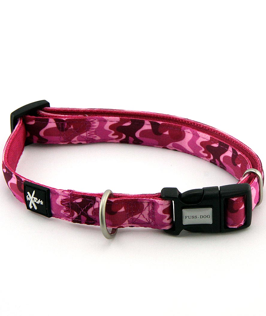 Collare regolabile in nylon modello fantasia camouflage Fuxtreme per cani - foto 2