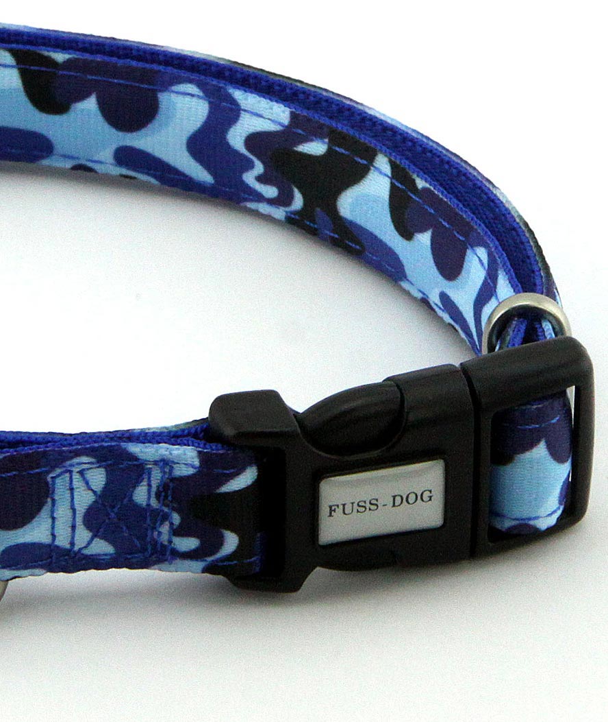 Collare regolabile in nylon modello fantasia camouflage Fuxtreme per cani - foto 4