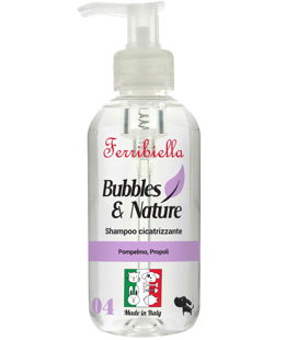 Shampoo agli estratti naturali per cani con pompelmo, propoli e tea tree 250 ml