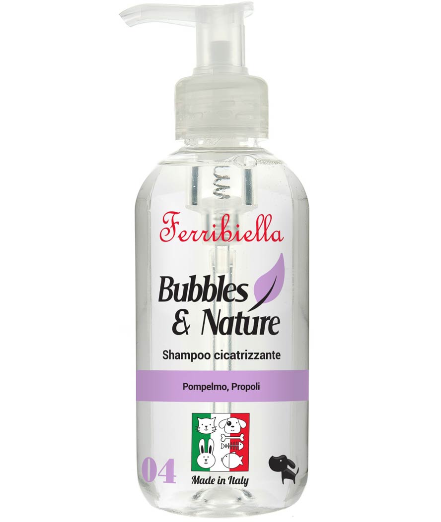 Shampoo agli estratti naturali con pompelmo, propoli e tea tree per cani 250 ml