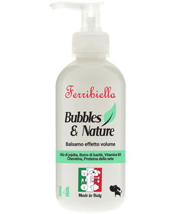 Balsamo effetto volume per cani con olio di jojoba, burro di karite, vitamina B5, cheratina e proteina della seta 250 ml