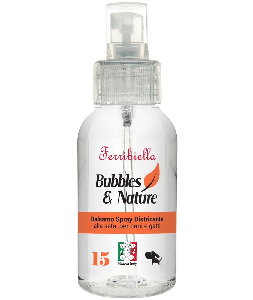Balsamo spray districante con proteine della seta per cani e gatti 100 ml
